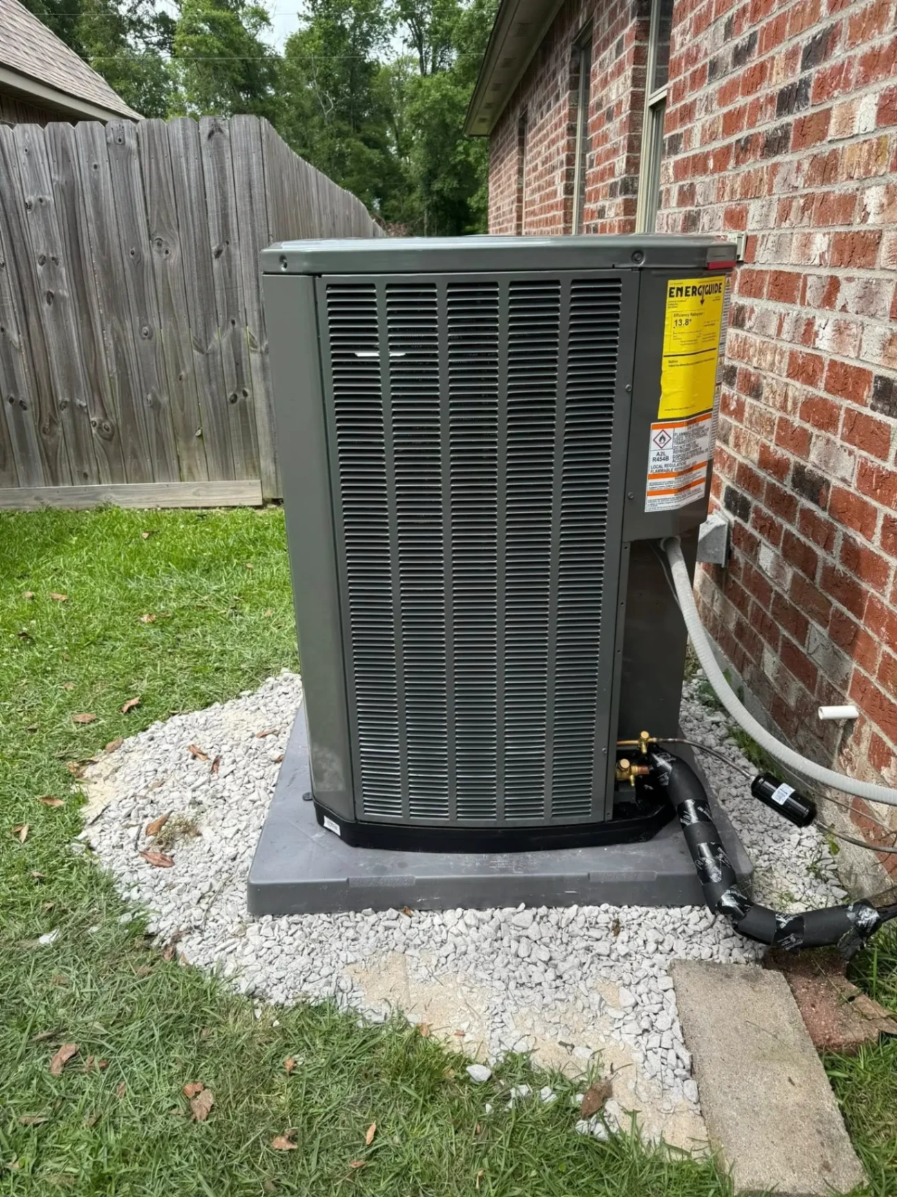 New AC system installation in Hammond, LA