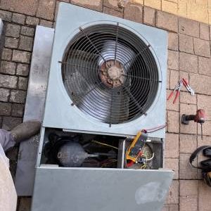 Outdoor Air Conditioning Unit Maintenance